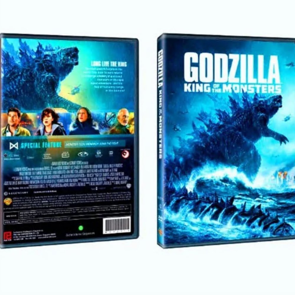 Godzilla King of the Monsters (2019,DVD, 2-Disc Set) New & Sealed